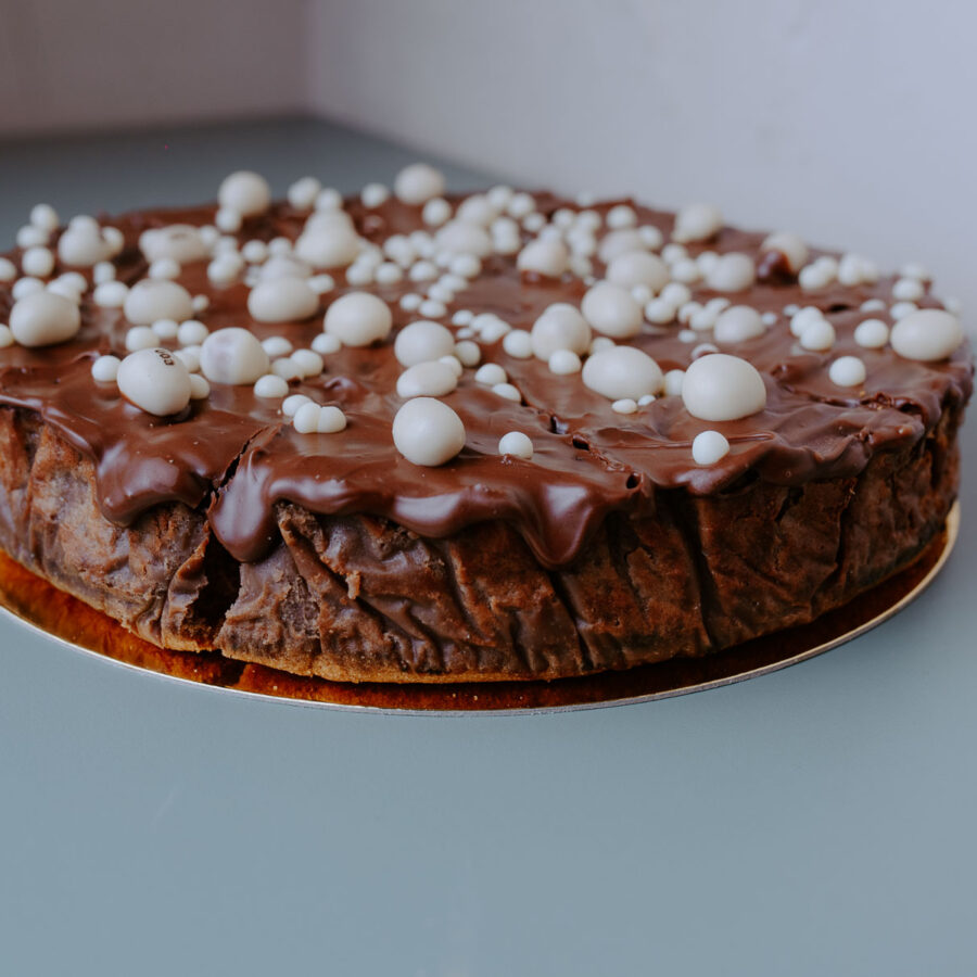 Nutella y conguitos blancos